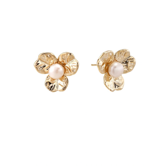 Bloom Pearl Studs