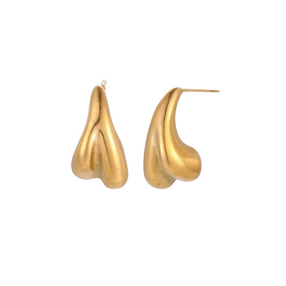 Sculpted Drop Earrings