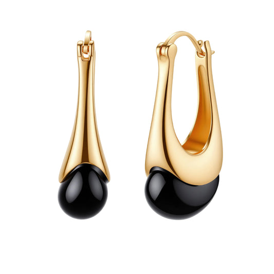 Midnight Drop Earrings