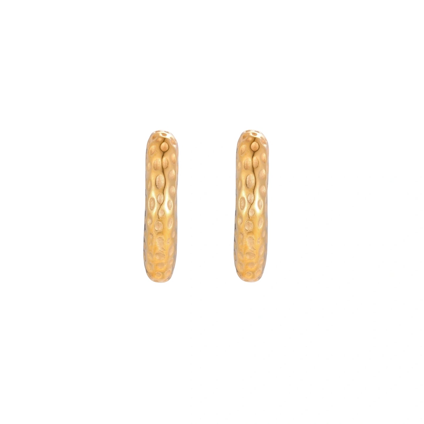 Dimpled Glow Hoops