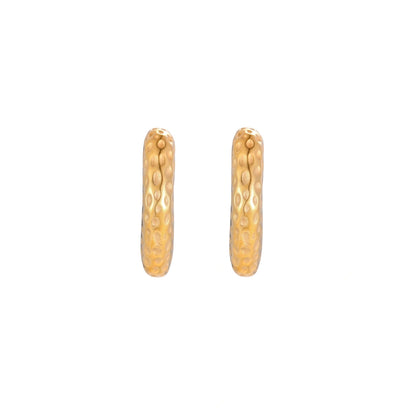 Dimpled Glow Hoops