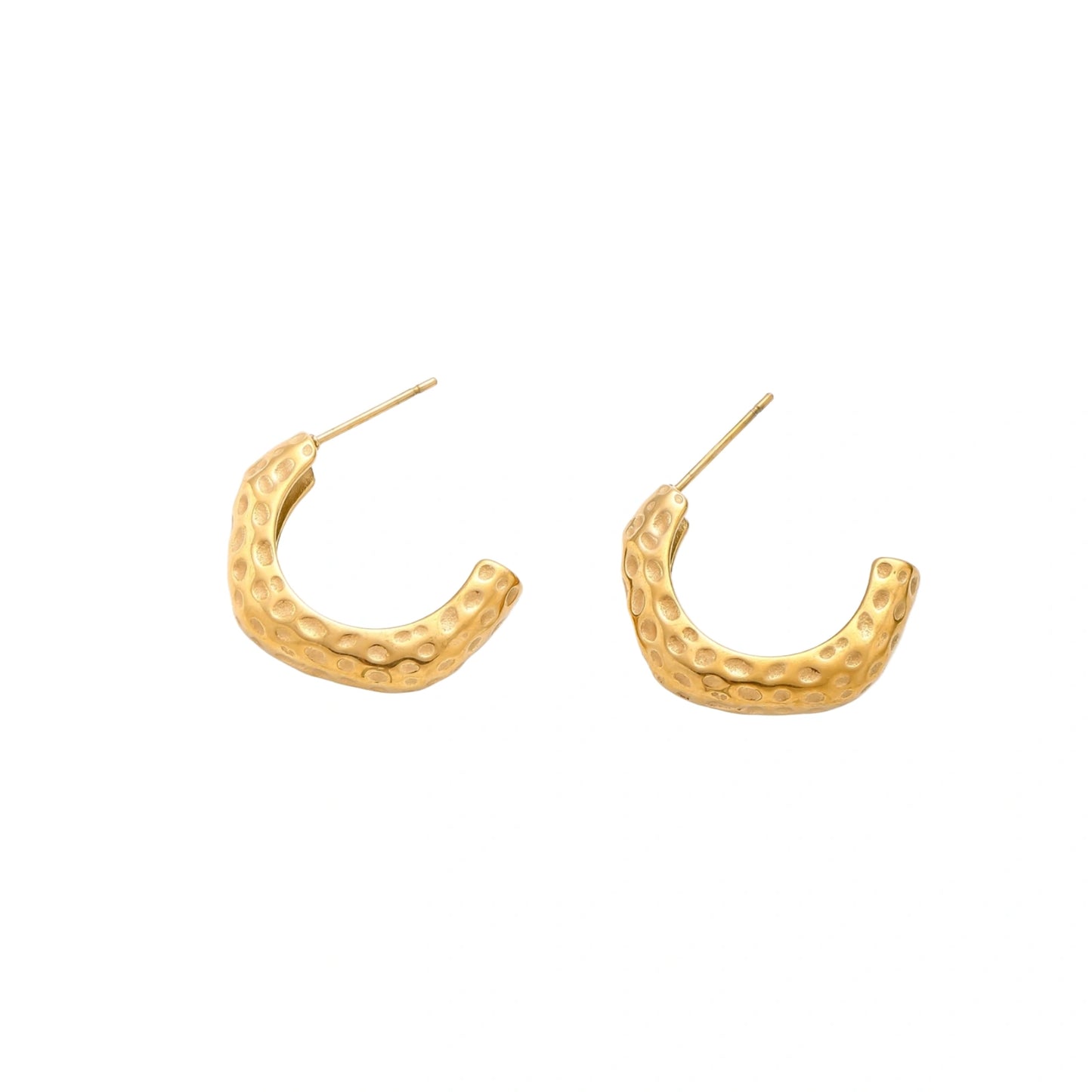 Dimpled Glow Hoops