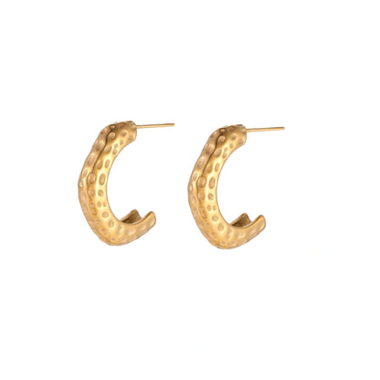Dimpled Glow Hoops