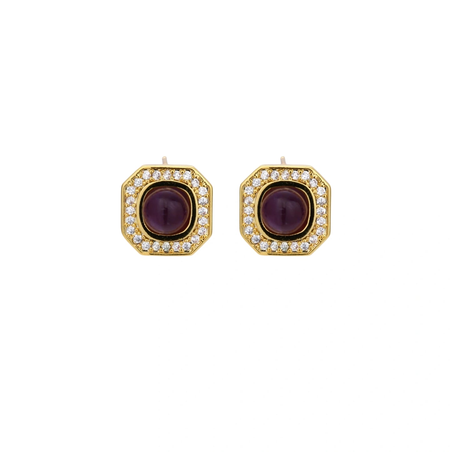 Empress Octagon Studs