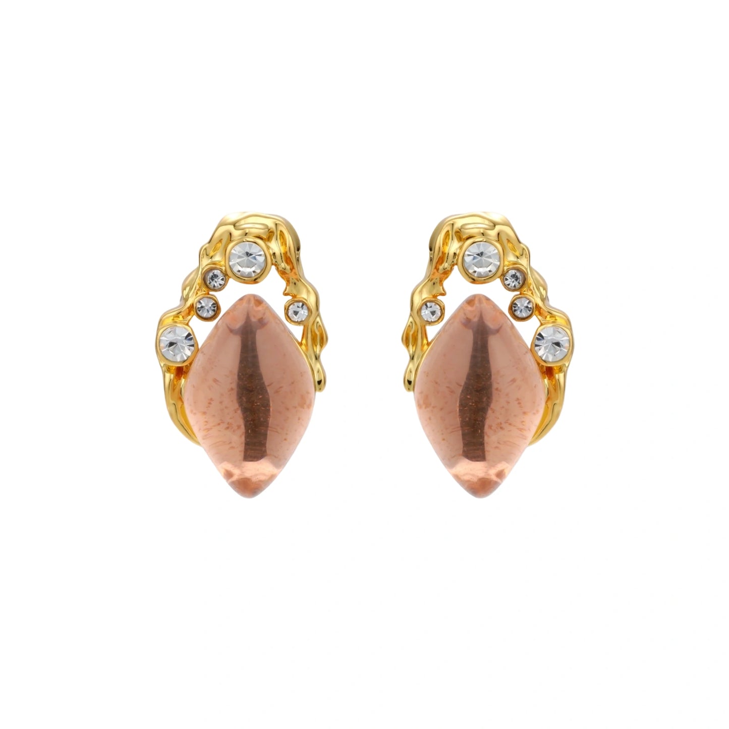Coral Dreams Baroque Studs