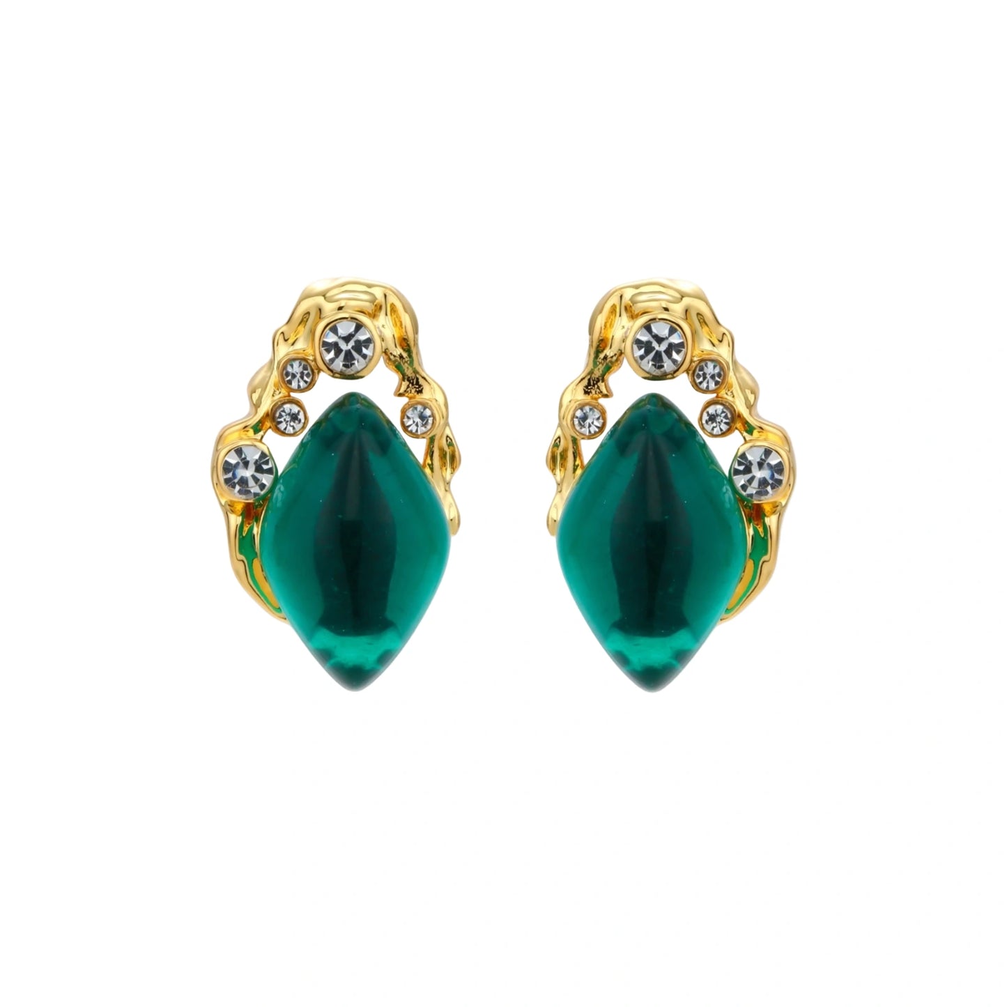 Emerald Mystique Studs